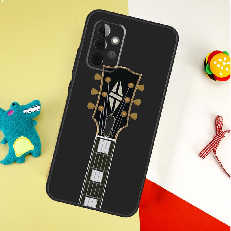 Guitar Instrument Music For Samsung Galaxy A55 A35 A15 A54 A34 A14 A53 A33 A13 A05 A06 A16 A22 A32 A52 Phone Case