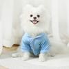 Pet Shirt Pajama for Dog Cats Lapel Collar Shirt Dog Sleepwear Comfortable Two Legged Shirt Dog Loungewear Pet Supply