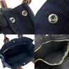 Used HERMES Tote Bag Fool ToePM canvas Navy Navy casual