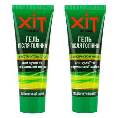 Aftershave Gel with Aloe for Dry and Normal Skin - (2 or 6) Pieces ( 70 + 70 G ) In Pack
