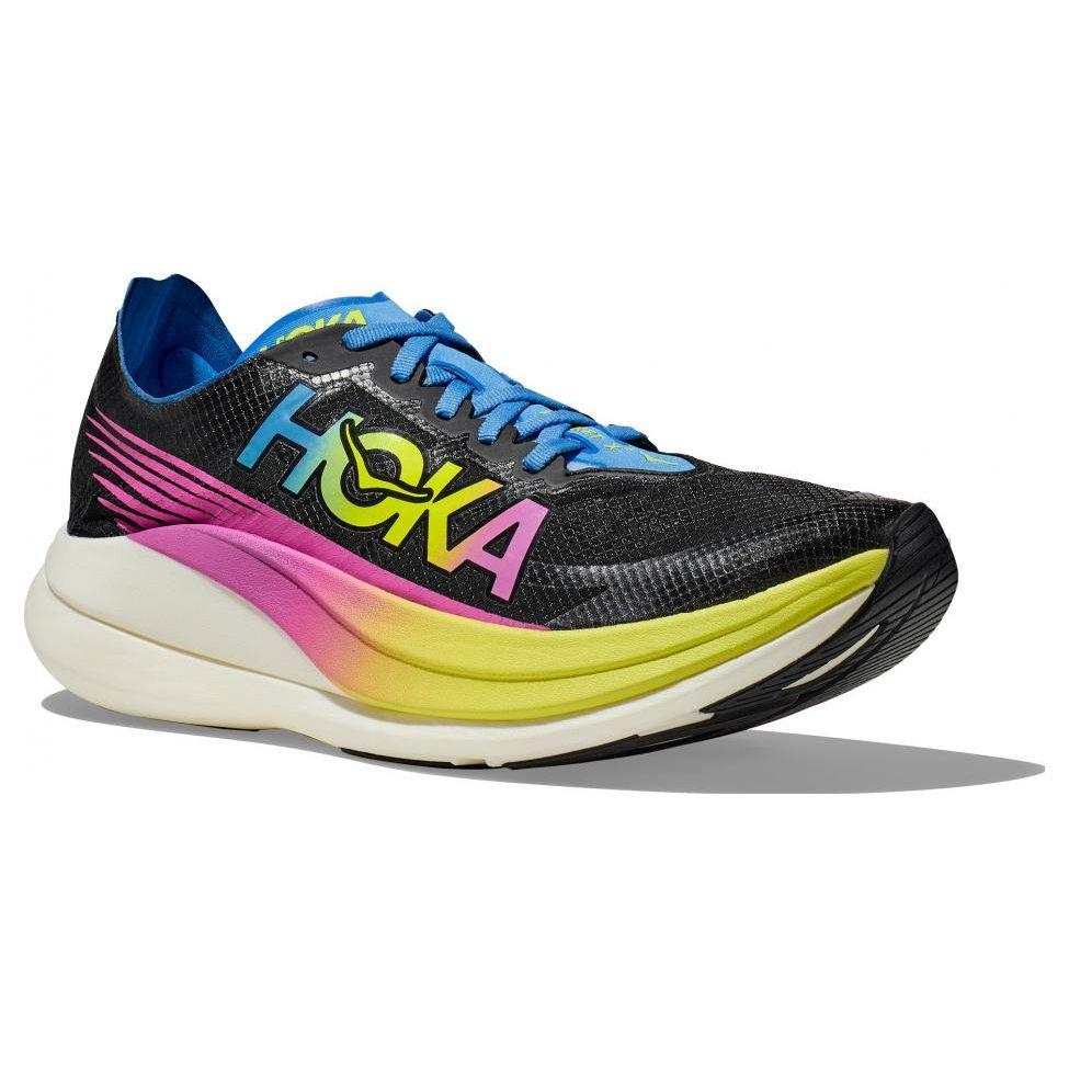 HOKA Rocket X 2 Black Rainbow Unisex Sneakers Multi 1127927-BKML