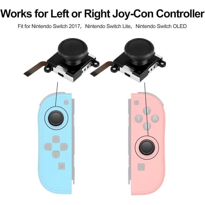Pièces De Remplacement - EEEKit 6PCS - Joysticks Analogiques - Compatibles Switch - Capuchons En Silicone