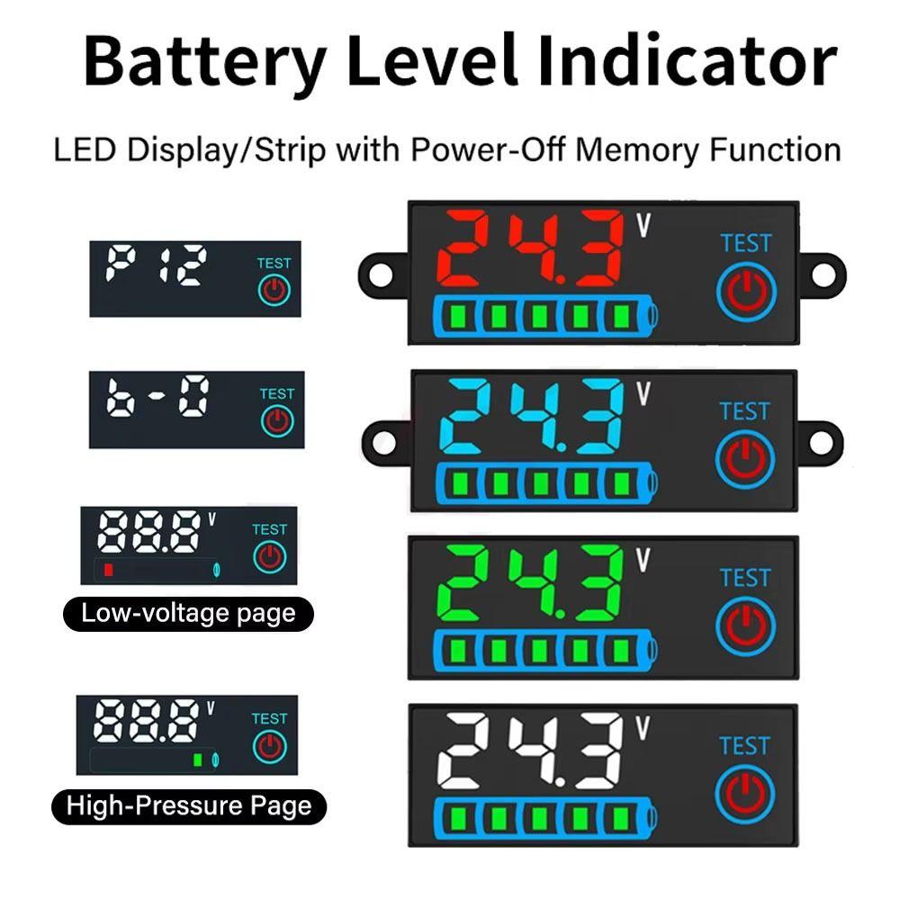 1Pcs 3S-14S Battery Level Indicator For Lithium Li-ion LiFePO4 and Lead Acid Batteries