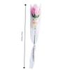Einzelnes Süßes Bären-Abschluss-Bouquet Seidenblumen DIY Künstliche Rosenblumen Bären-Bouquet Dekoration Valentinstagsgeschenk