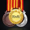 Marathon Gold Winner Award Medals With Neck Ribbon 3D Running Runner 1St 2Nd Trophy Various Sport Souvenir Prize Gift Customized