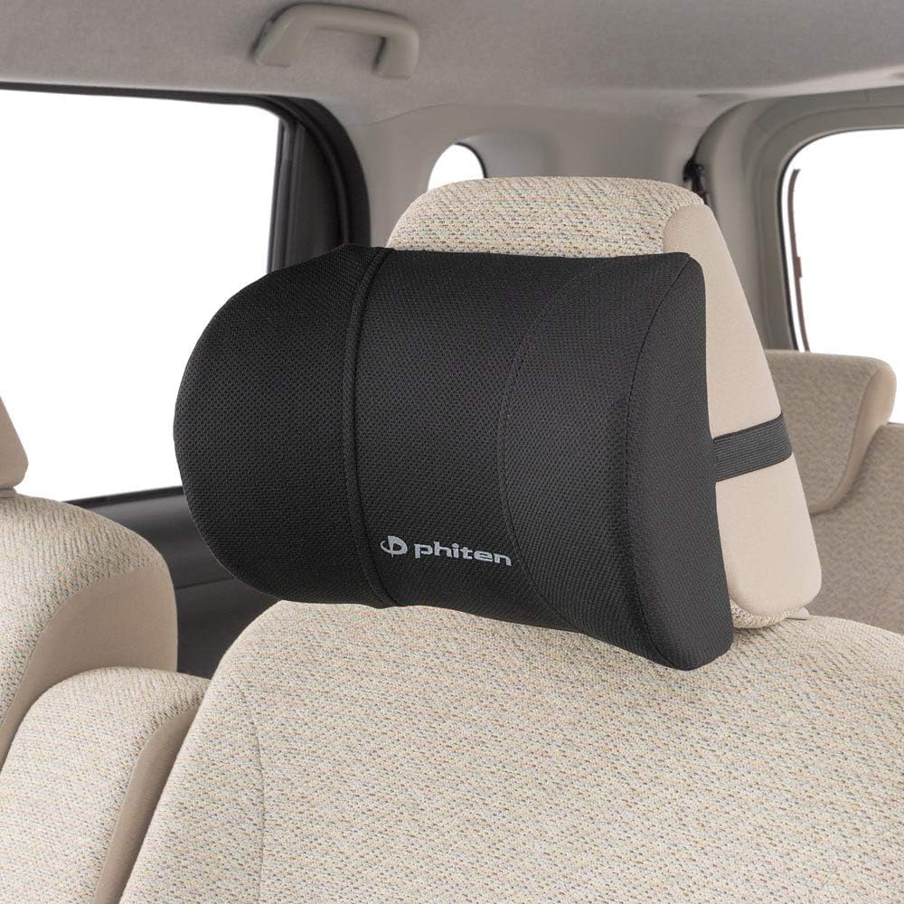 Bonform Phiten Aqua Titanium Cushion Neck Pillow 26 X 18 Cm Black Low Rebound Anti-Fatigue 5815-15BK