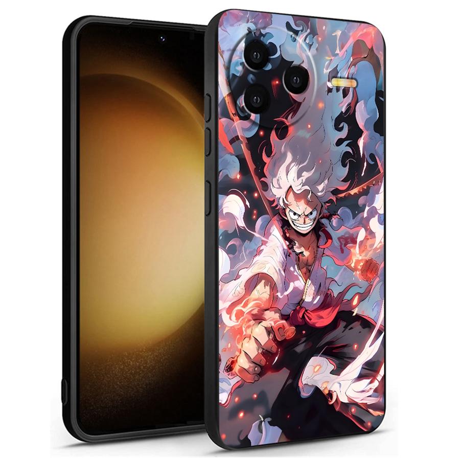 

Case for Xiaomi Redmi 13C 9 K40 K80 Pro A3 A1 A2 Plus 14C 10 12C A5 A4 Black Soft Phone Cover One Piece Cool Luffy Redmi K80 Pro