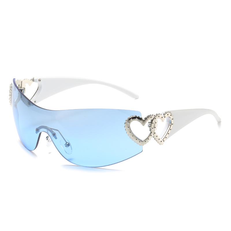 

2022 Trendy Y2K Celebrity One-Piece Sunglasses for Women Regular