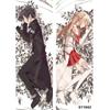 180cmAnime Sword Art Online Pillow Cover Sexy Asuna Asada Shino Pillowcase Two-sided Bedding Hugging Body Pillowcase Manga Otaku