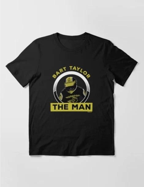 Retro Bart The Man Taylor TShirt Movie BMX Rad Bart Conner Cru Jones Bill Allen M