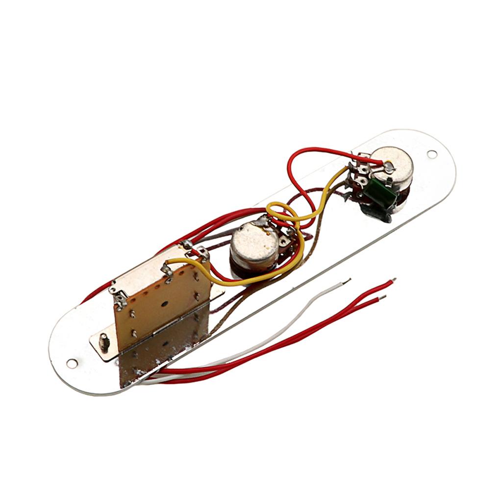 3 Way Guitar Control Plate Wired Loaded Prewired Control Plate with 3 Way Switch Electric Guitar Part Replacement