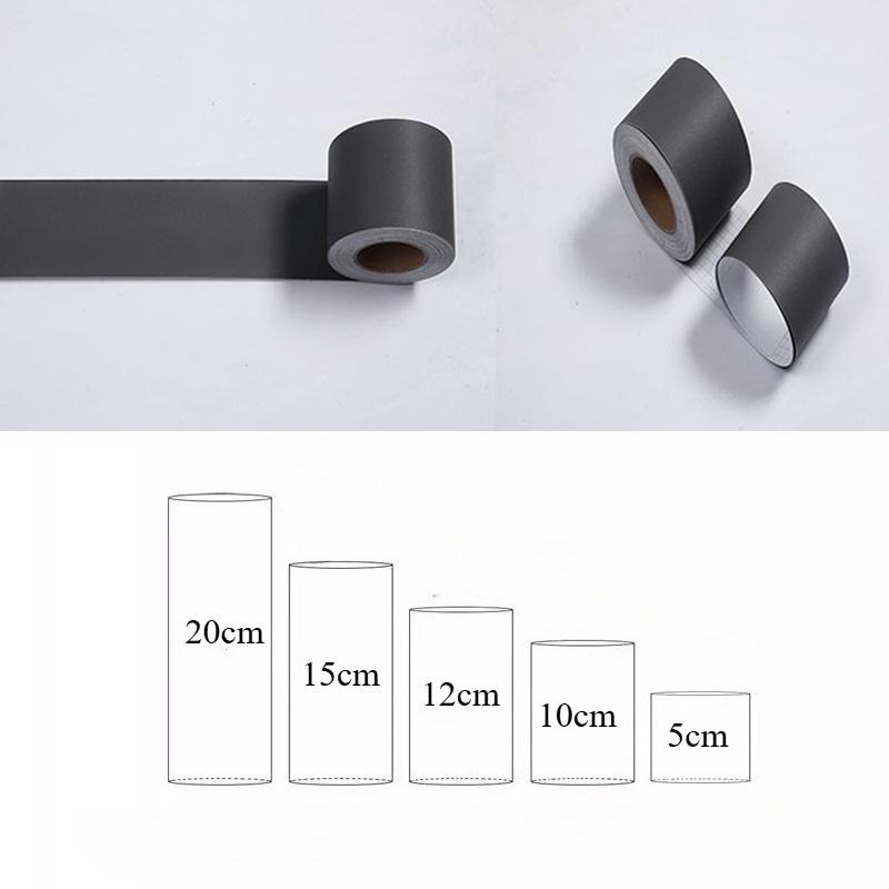10meter Long Waterproof Self-adhesive PVC Baseboard Sticker Wood Grain Marble Wall Border Stickers Vinyl Decals Home Decor