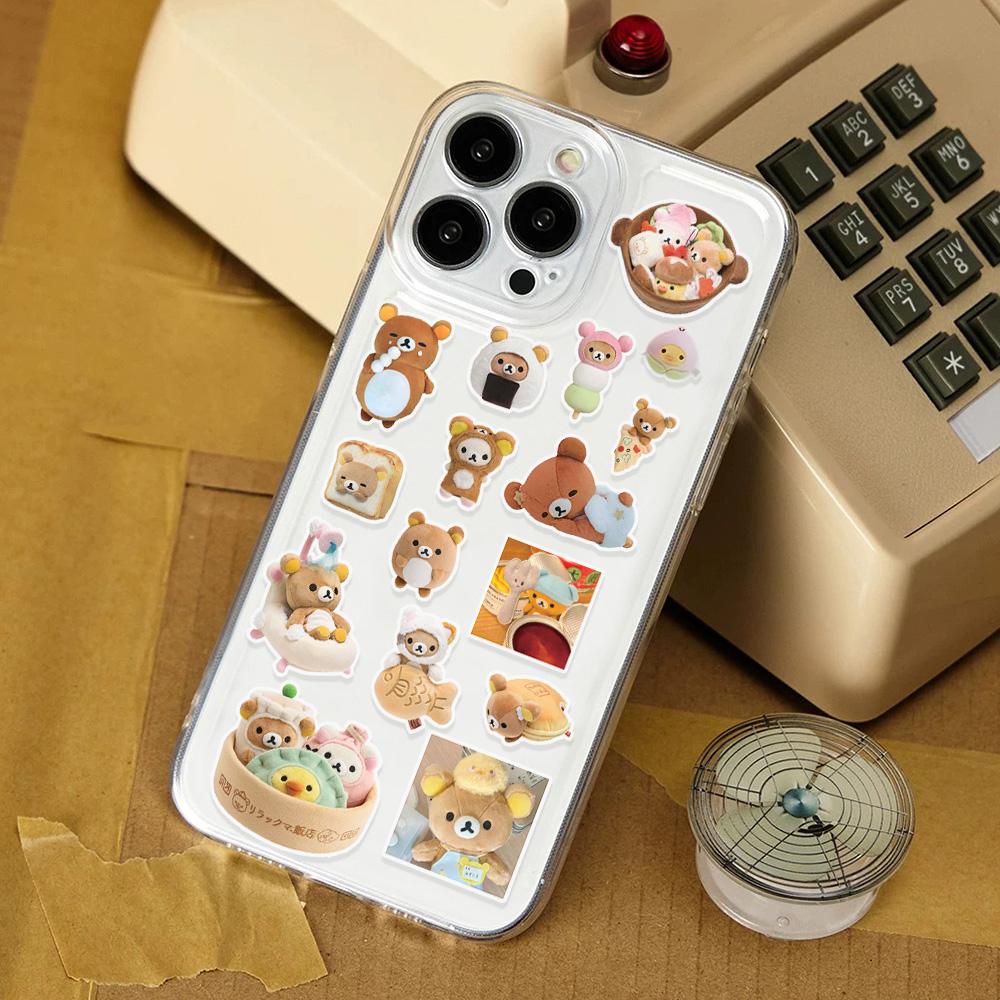 Japanese Rilakkumas Cute Phone Case For Samsung Galaxy S25 S24 S23 S22 S21 S20 FE Note20 10 Edge Plus Ultra Lite 5G Back Cover