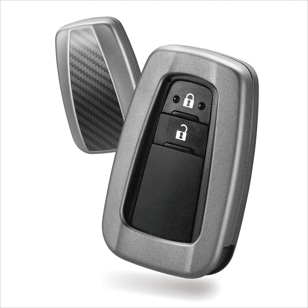 [CARMATE] Car Key Cover Carbon Style & Gunmetal DZ570