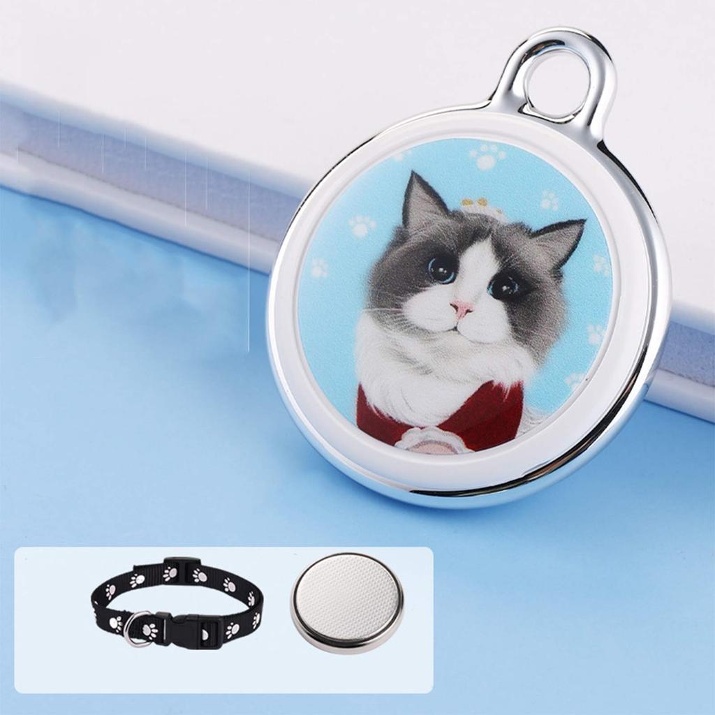 Smart pet locator cat dog tracking GPS collar anti-lost waterproof