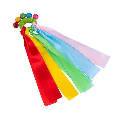 1Pcs Crianças Fita de Pulso Equipe Esportes Pompom Cheerleading Big Match Pom Clube Dança Adereços Pulseira Elástica Com Corda Elástica