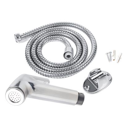 Multi Functional ABS Bathroom Handheld Toilet Bidet Shower Sprayer Hose Holder Wall Bracket Set