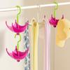 2Pcs Punch Free Dopamine Umbrella Shape Hooks 5 Claw Bag Hooks Belt Organizer  Wardrobe
