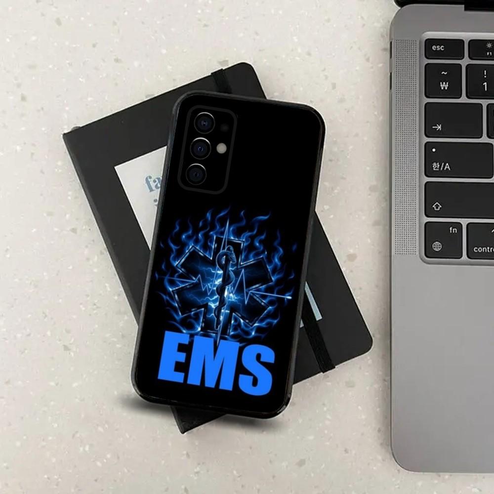 EMT EMS Ambulance Phone Case For Samsung S24,S21,S22,S23,S30,Ultra,S20,Plus,Fe,Lite,Note,10,9,5G Black Soft Cover