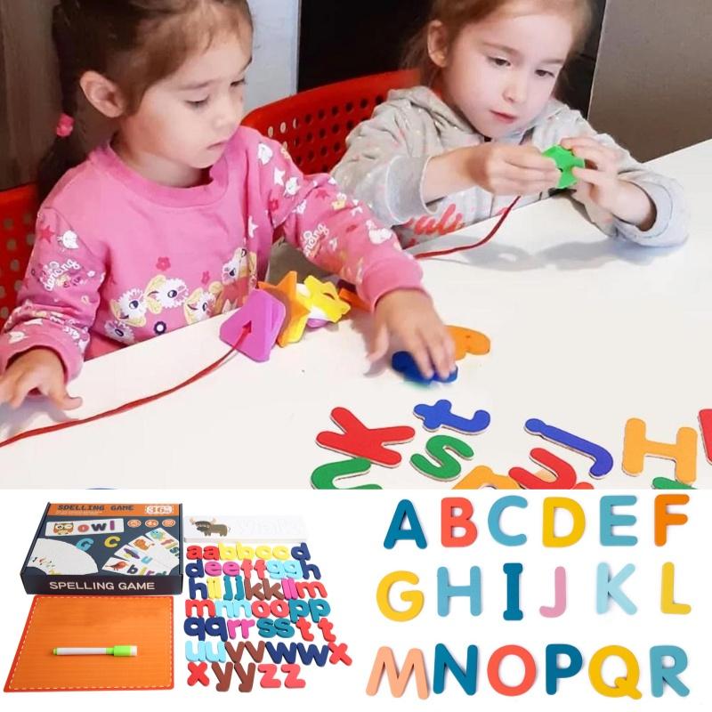 Funny Magic Spelling Word Game For Kids Educational Toy With 26 English Alphabet Letters Color Recognition And Early Learning