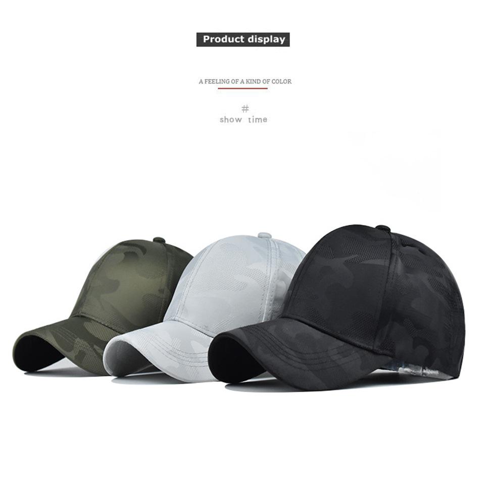 Camouflage Baseball Cap Cap Outdoor Casual Hat Minimalist Hat Sun