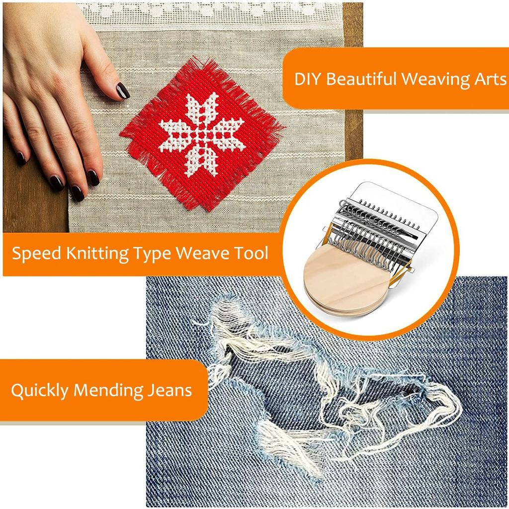 Szybka mini krosno do cerowania Małe wygodne krosno do cerowania Maszyna do cerowania Dżinsów Skarpet Ubrań