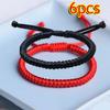 Red Rope Braided Bracelet Lucky Men Women Thread Black Bracelets Bangles Handmade Wristband Jewelry Friendship Couple Lover Gift