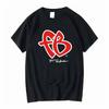 Cute Letter FB Printed Pattern Tshirt for Summer Casual Fashion Round Neck Short Sleeved Womens Tshirt