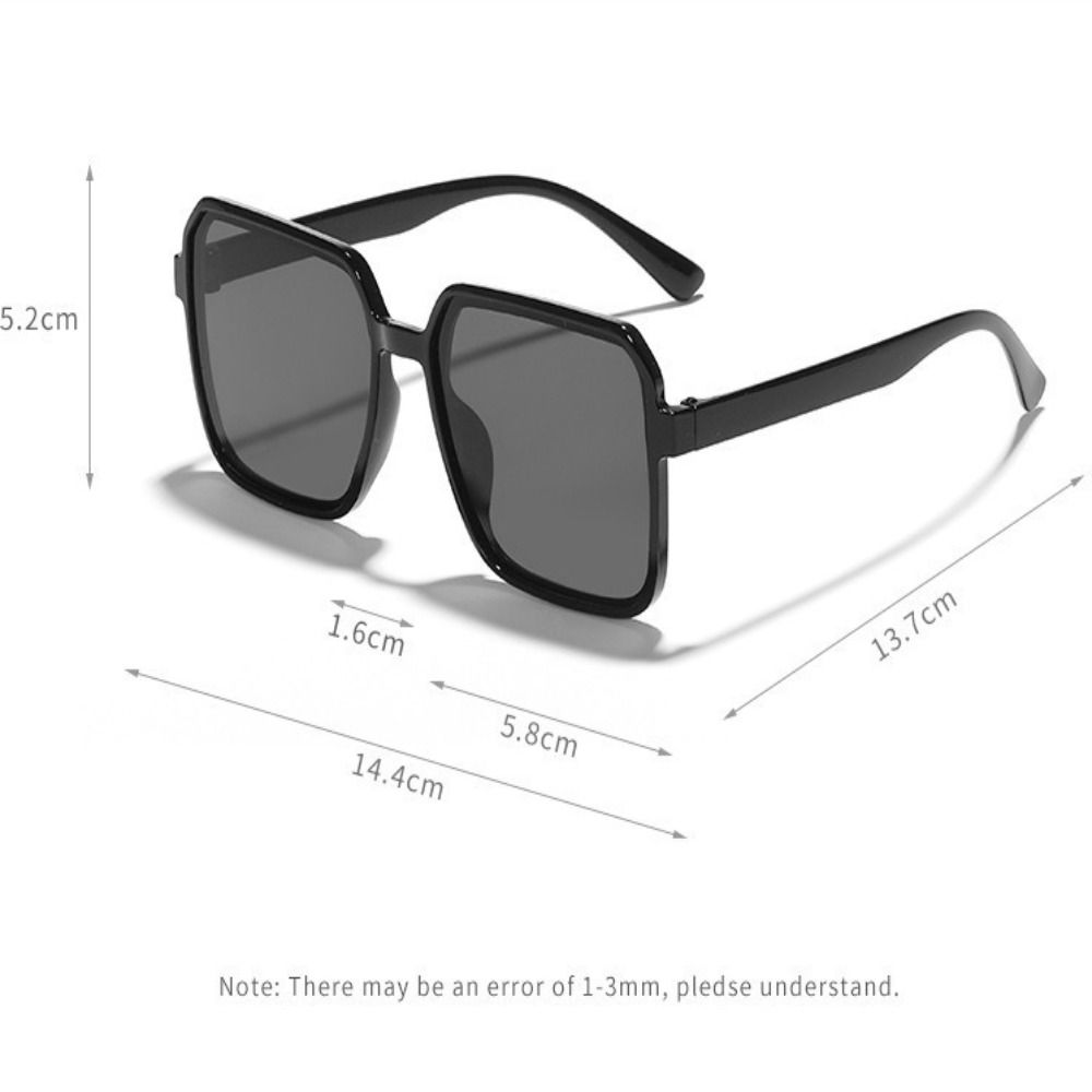Anti-Glare Sunglasses Lightweight Oversize Sunglasses Trendy Square Sunglasses Outdoor
