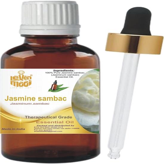 

Levenmooi Jasmine Sambac (Jasminum sambac) Pure & Natural Therapeutic Grade Essential Oil Glass 5 ml