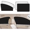 4PCS Car Window Shades, Magnetic Car Side Window Sun Shades, Automotive Side Window Sun Blocker For Light & Heat & UV Protection, Vehicle Privacy