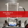 High-Temperature Resistant Glass Measuring Cup with Handle, for Baking, Milk, Juice, or Water.