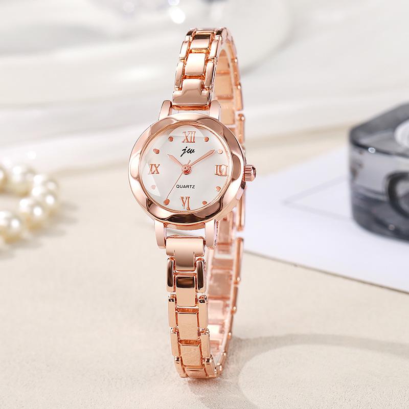 Women's Korean Style Simple Quartz Watch - Small Dial, Trendy and Elegant for Ladies and Students