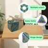 3D Printed Changeable Magic Cube Folding Illusion Puzzle Cube Anti Stress Fidget Toy Educational Toys For Kids