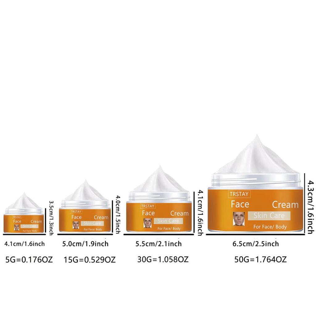 La crème hydratante réhydrate, soulage la sécheresse, protège la peau des dommages, équilibre l'eau et l'huile et laisse la peau délicate et lisse.