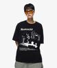 MOZMOZ Stage Vibe Oversized Short Sleeve T-Shirt Black