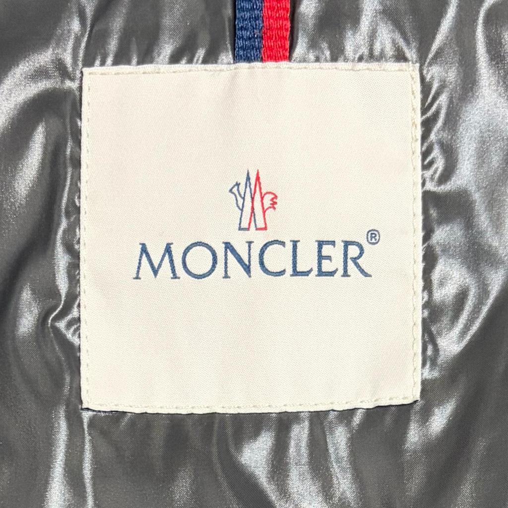 Used MONCLER MAYADown Jacket Shiny Black Nylon Mens