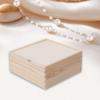 Wooden Storage Box Gift Box Decorative with Slide Lid Wood Box Wedding Candy Box Keepsake Box for Birthday Party Art Hobbies