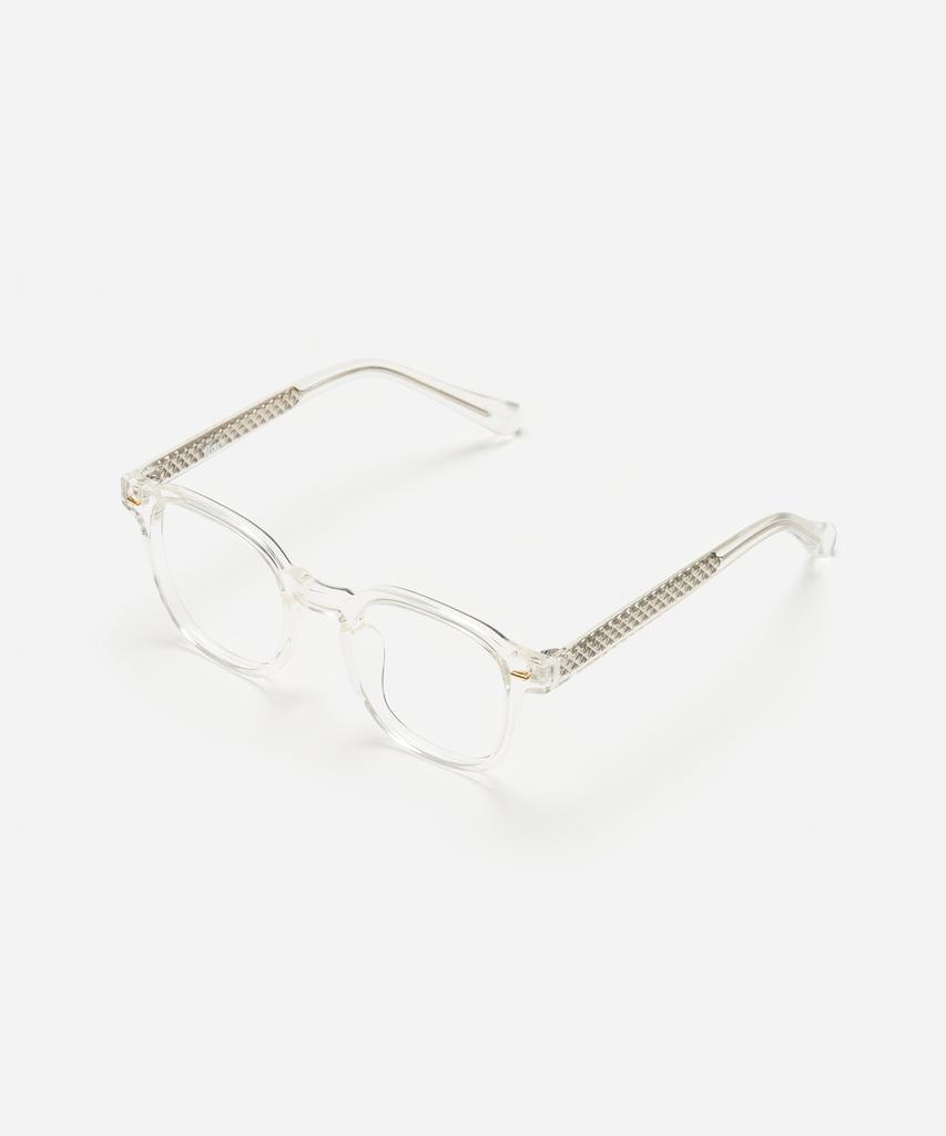Peullang Pf355 47 Wellington Horn-Rimmed Clear (C5)