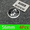 For Car R Emblem Wheel Center Hub Cap Sticker Accessories Volkswagen VW R-line GTI Polo Golf Touareg Passat Magotan Tiguan Jetta ZOPQR1