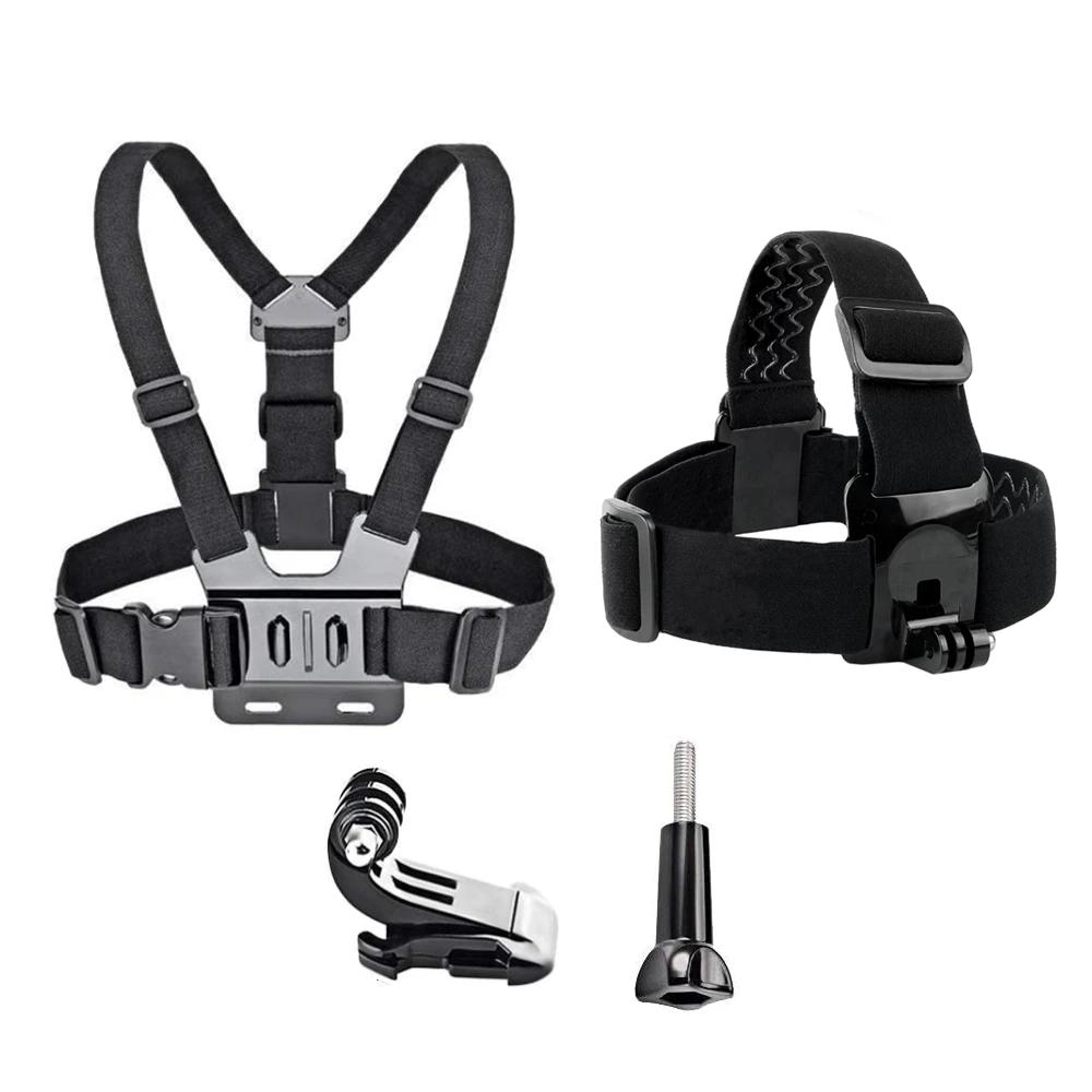 For GoPro Chest Strap Adjustable Harness Strap Elastic Chest Strap For GoPro Hero 13 12 11 10 9 DJI Action 4 3 Insta360 X4 X3