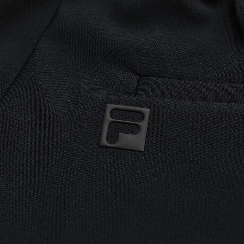 FILA Golf Series Simple Comfortable Fashionable Versatile Warm Straight Leg Casual Pants Men bottoms Deep-Black A11M615608FBK