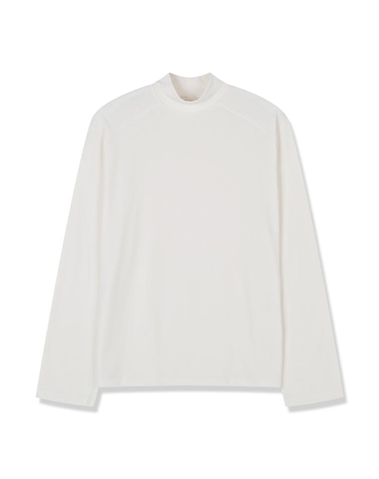 Mugeon Moderit Mock Turtleneck Sleeve _ Brown