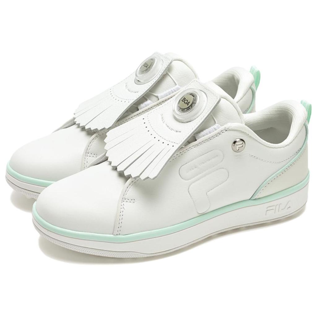 Fila GF 1911 Trainer Comfortable Versatile Non-Slip Wear-Resistant Low-Top Golf Shoes Women Sneaker White Green A12W441705FBB