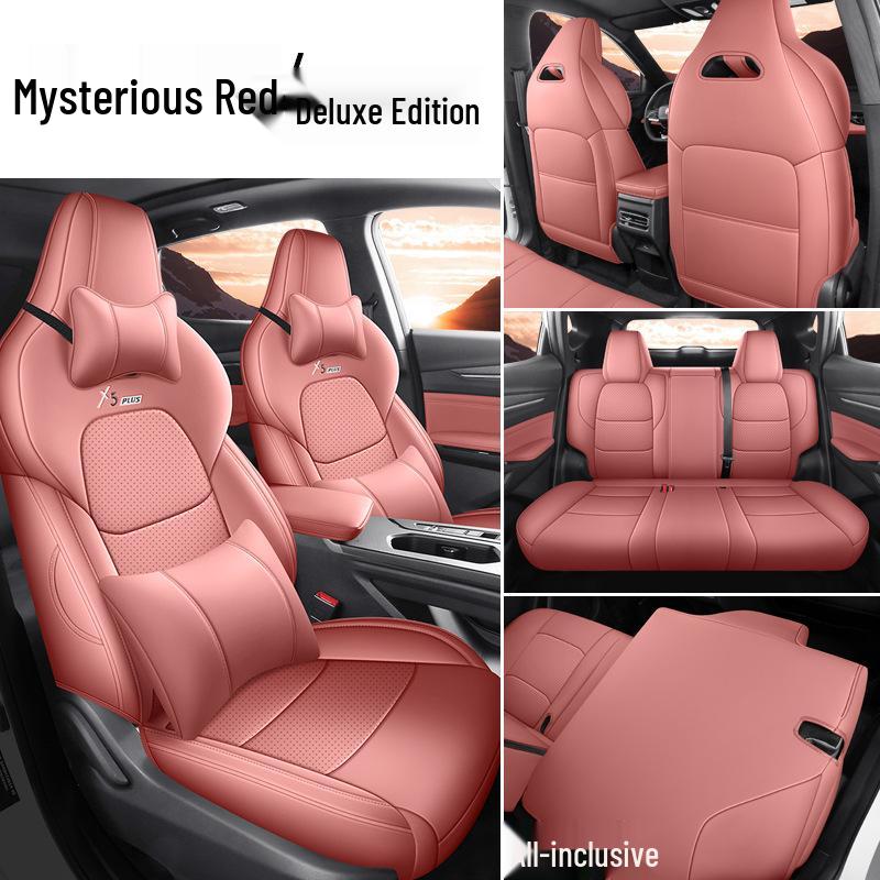 Changan X5PLUS Full Leather Car Seat Cushion - Universal, All-Season, Full Wrap Seat Cover for 26 Models