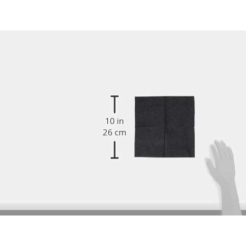Artnap Color Napkins, Made in Japan, 25 x 25 cm, 50 count, Black, C24-BK-J