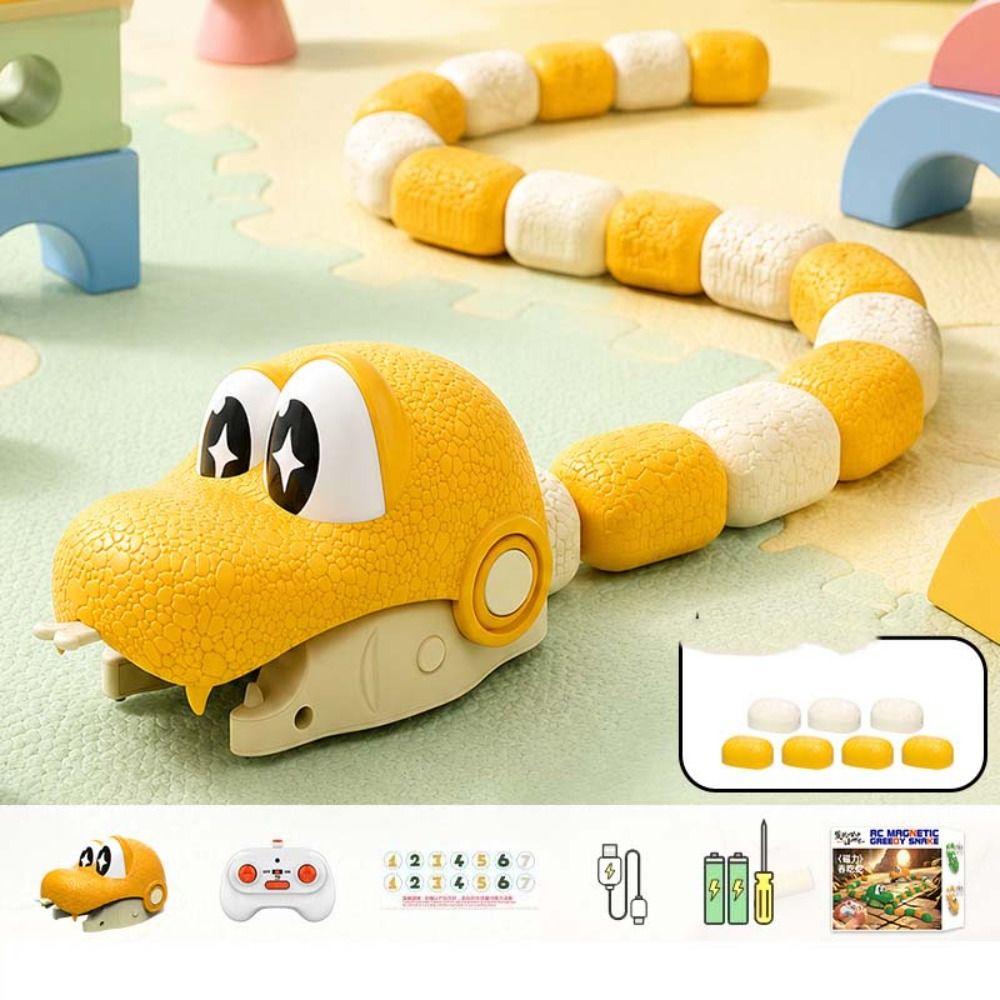 Magnetic Remote Control Car Rechargeable Magnetic RC Car RC Snake Car Toy Indoor Play
