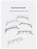 Women's Ultralight Small Oval Titanium Eyeglass Frames for High Prescription