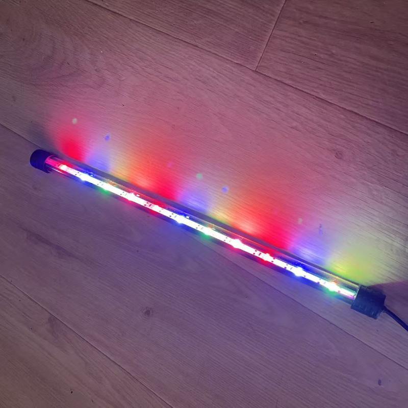 Aquarium LED Light Submersible T4 Double Row USB Powered Mood Lamp for Fish Tank Plant Grow Lighting