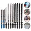 10pcs Electric Saw Blades Jigsaw Blades For Woodworking Metal Plastic Machines Curved Saw Blade Woodworking Accessories